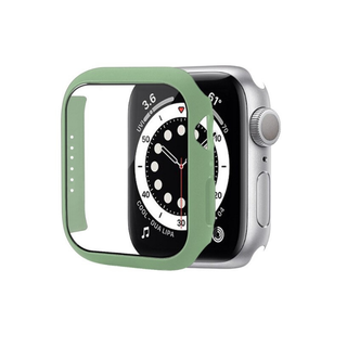 Protector Para Apple Watch Carcasa Slim + Vidrio Templado verde claro,hi-res