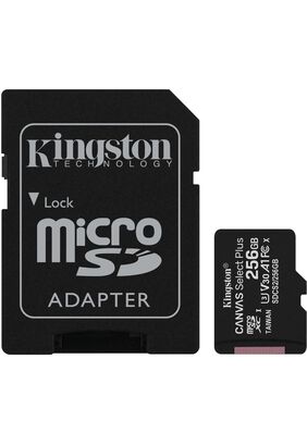 Micro SD Kingston 256gb Clase 10 + Adaptador,hi-res
