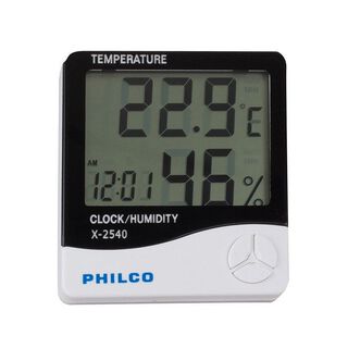 Reloj Digital Philco Termometro y Humedad,hi-res