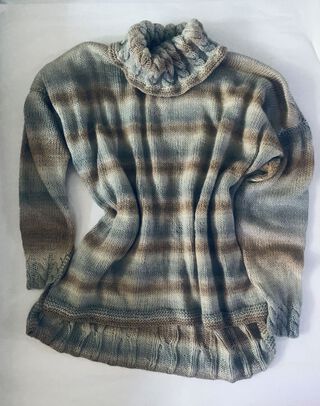 sweater de mujer tejido a mano lana turca diseño exclusivo,hi-res