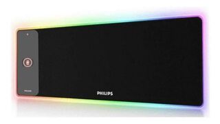 Mouse Pad gamer Philips SPL7604 de goma xl 30cm x 80cm x 0.4cm negro,hi-res