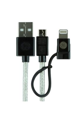 Cable 2 en 1 Micro USB + Conector Lightning 1.80 Mts,hi-res