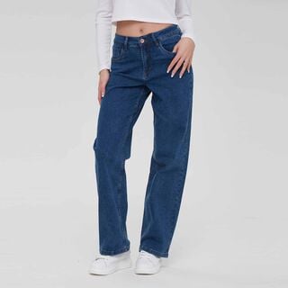 Jeans Mujer Wide Leg Wide Leg Azul Oscuro Fashion´s Park,hi-res