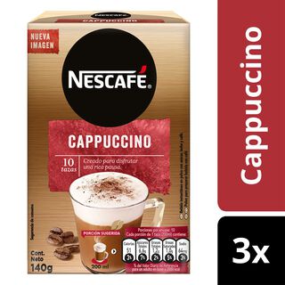 Café NESCAFÉ® Capuccino 10x14g X3 Cajas,hi-res