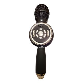 Microfono Karaoke TWS BT con luz Disco Negro,hi-res