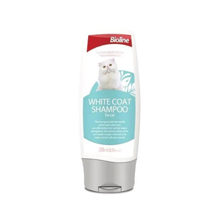 Shampoo Pelaje Blanco Gato Bioline 200ml,hi-res