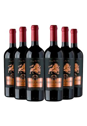 6 Vinos Bestia Negra Family Reserva Merlot,hi-res