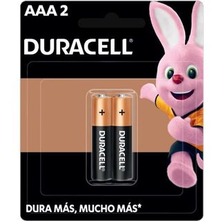 Pack 2 Pilas marca DURACELL AAAA,hi-res