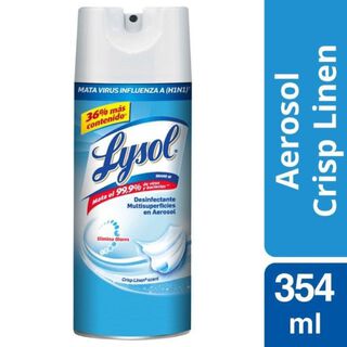 Desinfectante En Aerosol 354grs Crisp Linen Lysol,hi-res