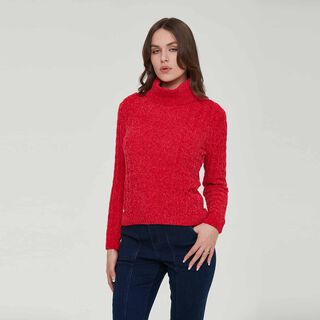 Sweater Mujer Tejido Rojo I Fashion´s Park,hi-res
