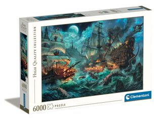 Puzzle 6000 piezas Barco Pirata,hi-res
