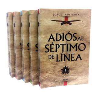 Libro ADIOS AL SEPTIMO DE LINEA (5 TOMOS),hi-res