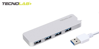 MINI HUB TECNOLAB 4 PUERTOS USB 3.0 5 GBPS 480 MBPS TL136,hi-res