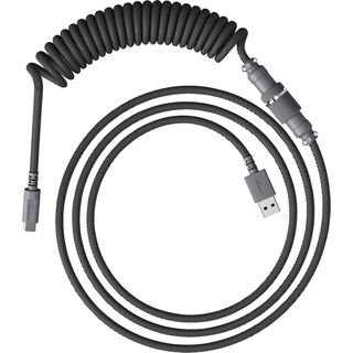 Cable HyperX en espiral USB-C gris,hi-res