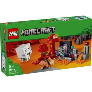 LEGO MINECRAFT LA TRAMPA DEL PORTAL DEL INFRAMUNDO 21255,hi-res