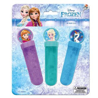Burbujas Basica 3 Unidades Frozen Disney Pronobel,hi-res