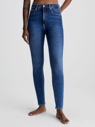 Jeans High Rise Super Skinny Ankle Azul 614 Calvin Klein,hi-res