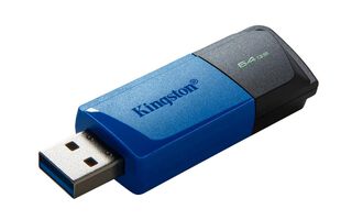Kingston 64GB USB3.2 Gen 1 DataTraveler Exodia M (Black + Blue),hi-res