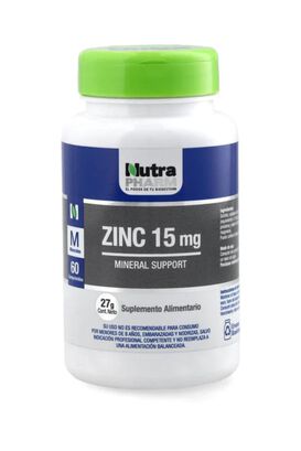 Zinc 15 mg 60 Comprimidos,hi-res
