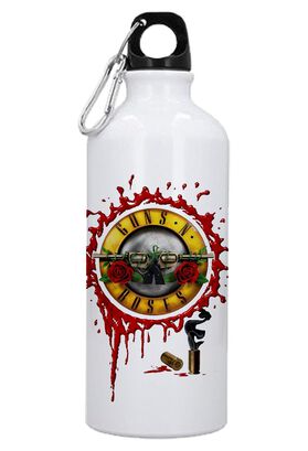 Botella De Aluminio Metálica Guns N Roses Sangre,hi-res