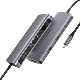 UGREEN Adaptador USB-C a 3 Puertos USB 3.0 A+ HDMI + PD,hi-res