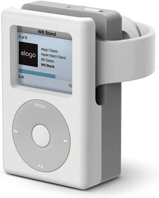 Soporte Dock Para Applewatch Silicona Diseño Blanco,hi-res
