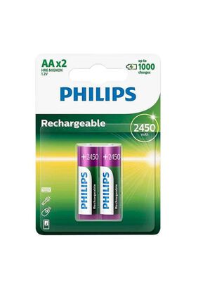 Philips Pila Recargable Ni-Mh Ready Aa 1000 Mah  BLISTER 2 pcs,hi-res