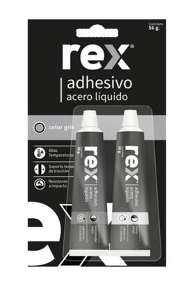 Acero Líquido Rex Gris 56g Adhesivo Alta Resistencia,hi-res