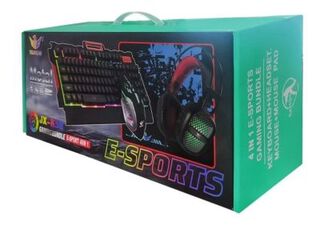 	 Kit Gamer E-Sport RGB Teclado Mouse Mousepad Headset,hi-res