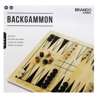 Juego De Mesa Portátil Backgammon Brando,hi-res