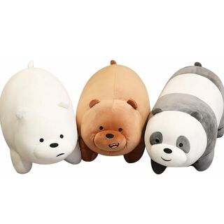 Juguete Pack 3 Peluches Osos 30cm Pardo Polar Panda,hi-res