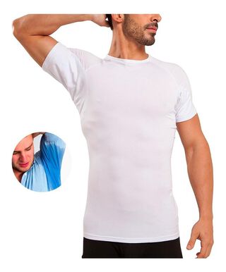 Camiseta Interior A Prueba De Sudor Cuello Redondo Camisa,hi-res