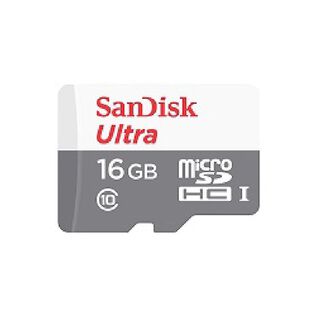 Tarjeta de Memoria SanDisk  / 16GB  / ULTRA Adapter USH-1 Android 80mbs,hi-res