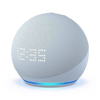 Amazon Echo Dot 5 Gen con Reloj y Alexa - Azul,hi-res