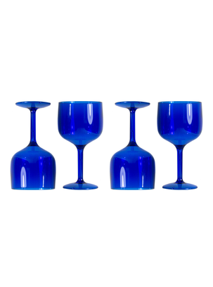 Copas Gin Acrilico 637 ml - Pack 4 - Azul Traslucido,hi-res