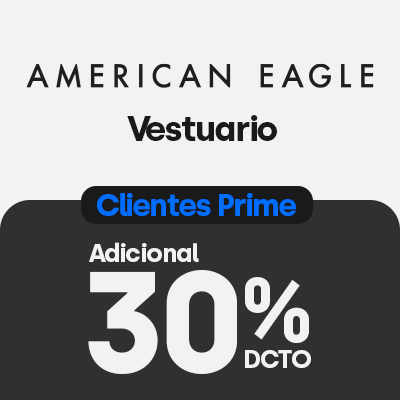 30% descuento adicional clientes Prime en American Eagle