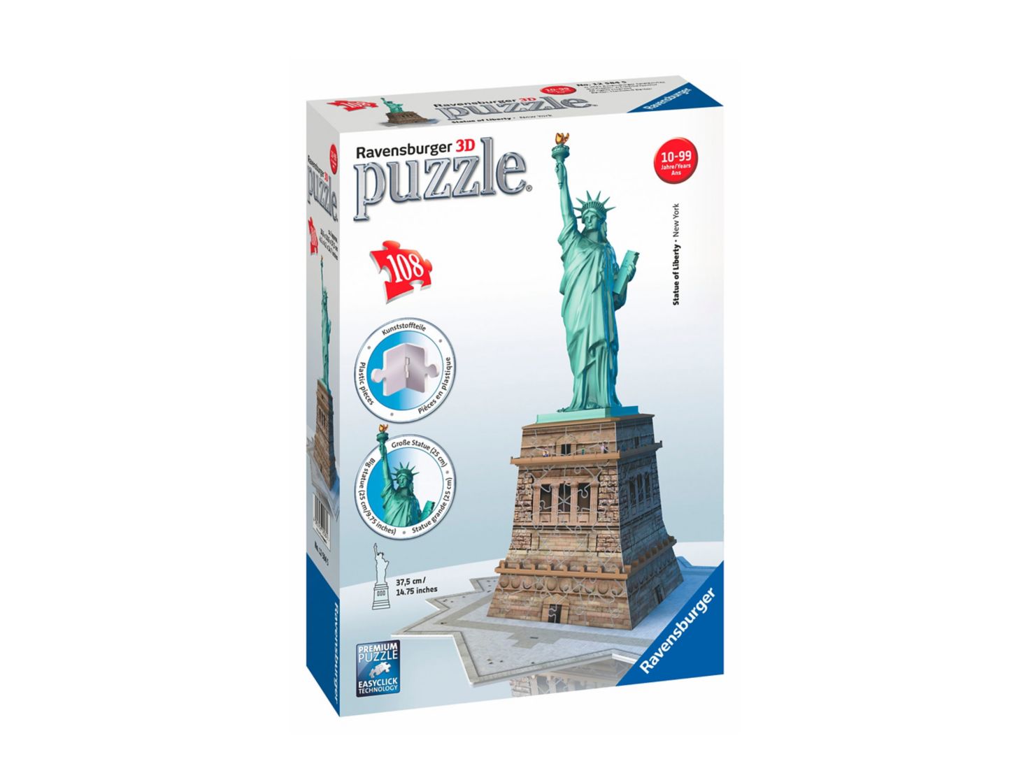 Ravensburger Puzzle 3D Estatua de la libertad Caramba