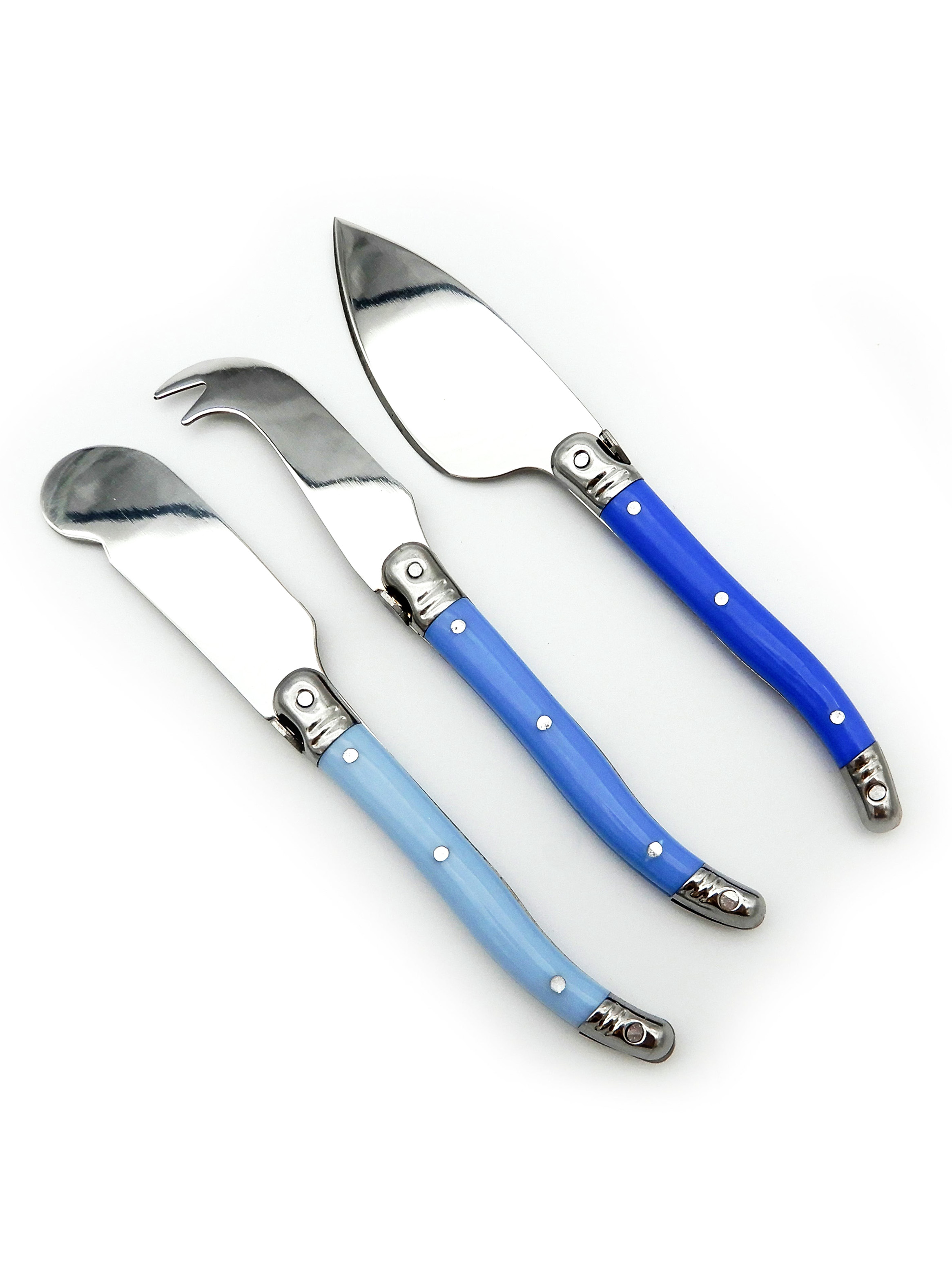 Set 3 Cuchillos de Queso Azul