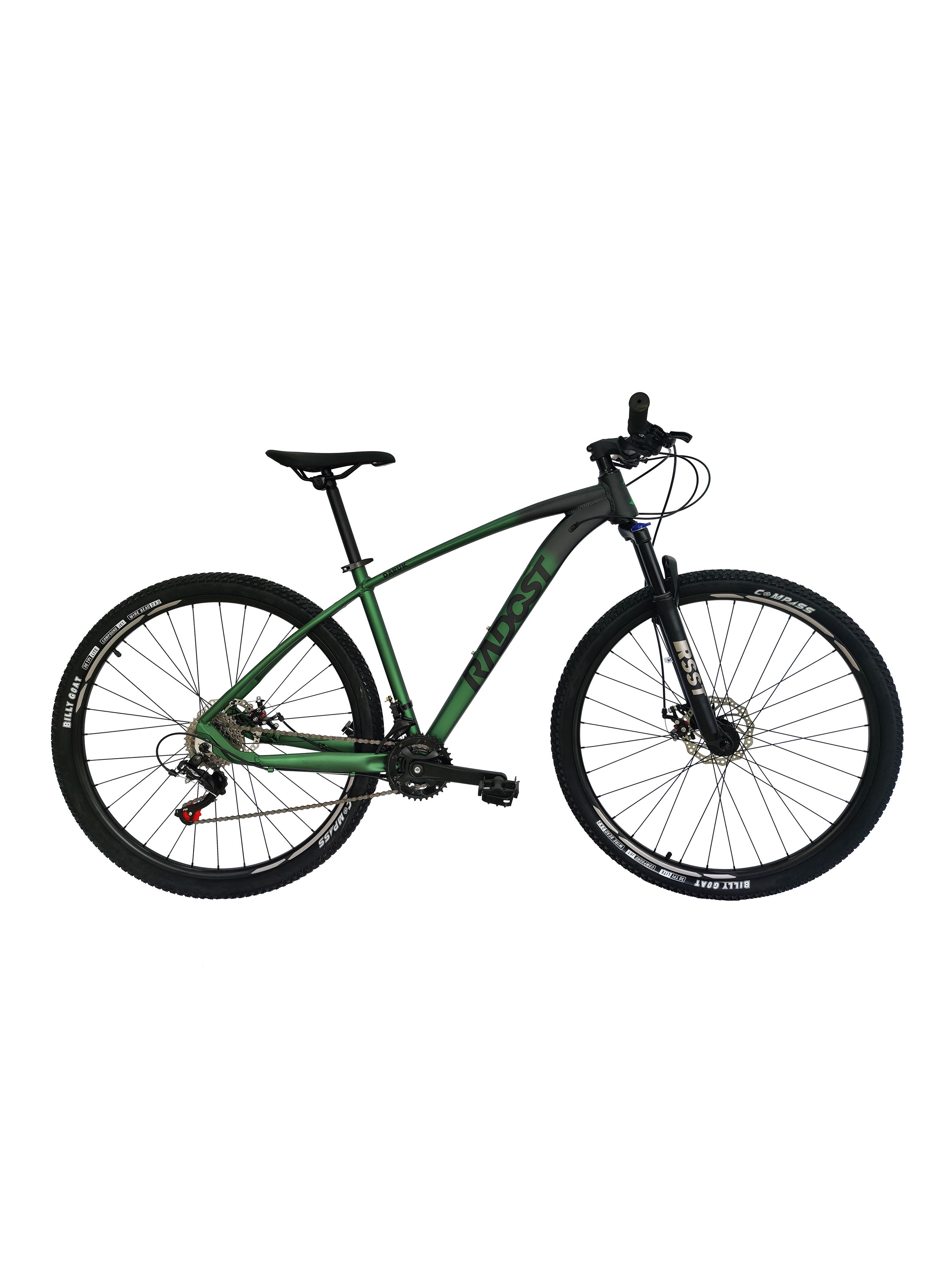 Bicicleta MTB Daruk1 Hombre Verde Negro Aro 27.5""