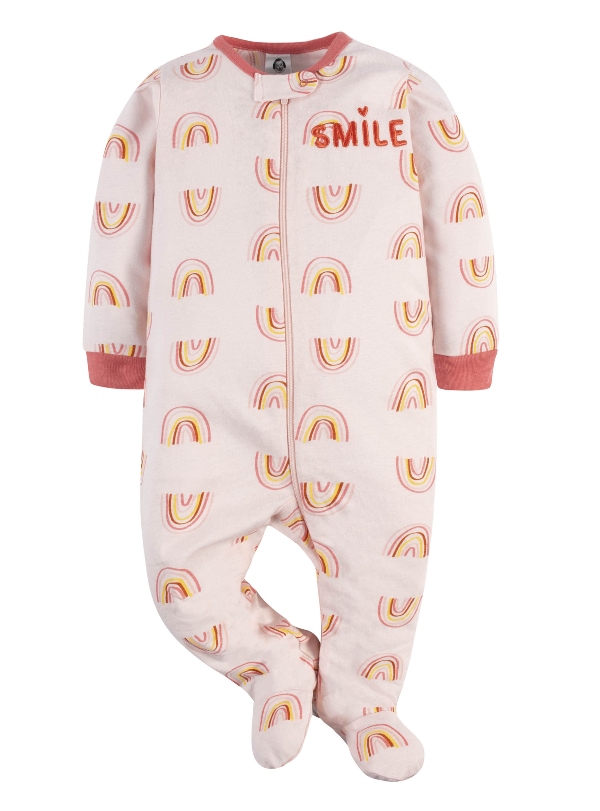 Pijama Bebé Enterito Diseño de Arcoiris Recién Nacido