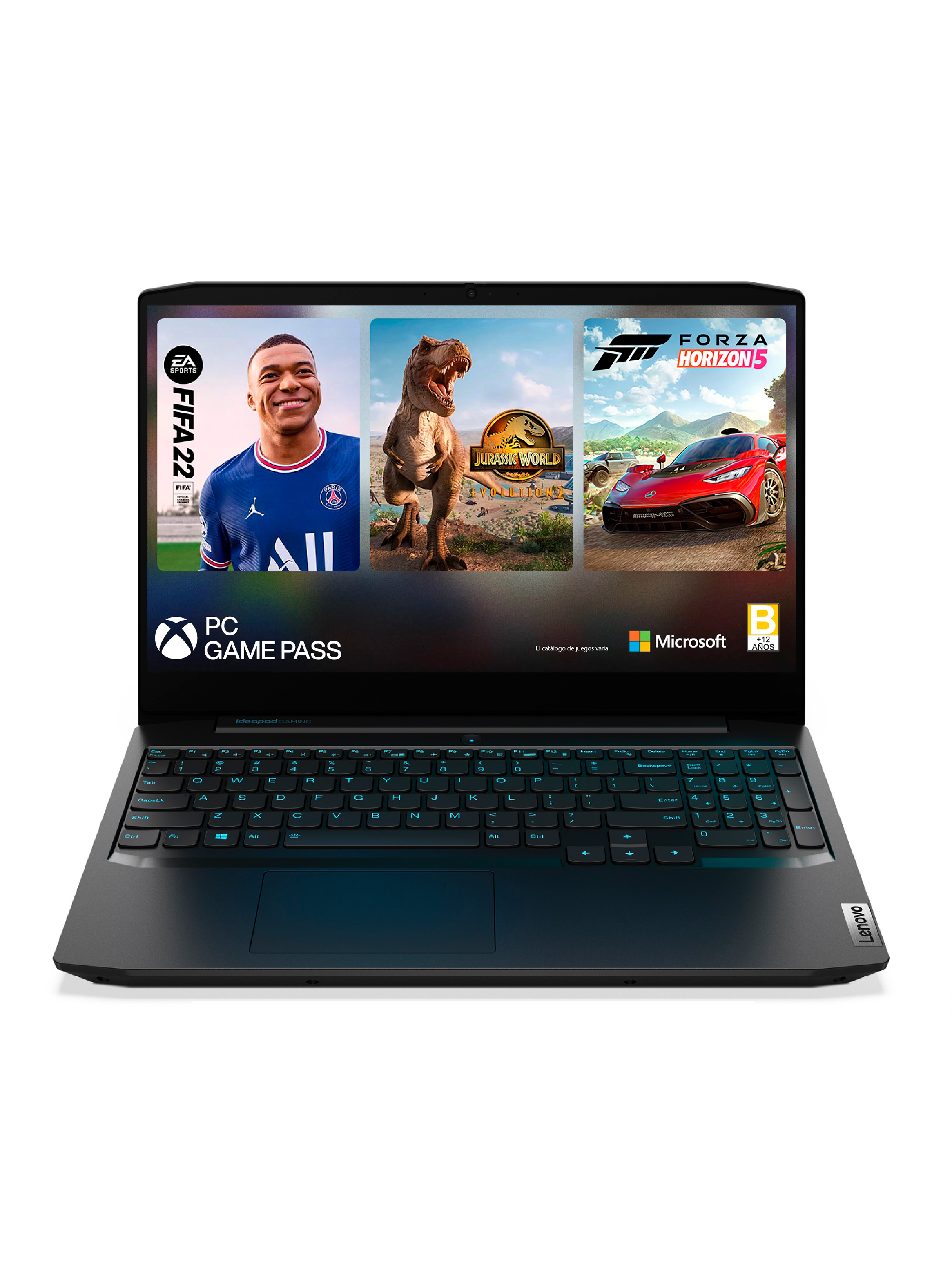 Notebook Ideapad Gaming 3 81Y4016HCL Intel Core i5 10ma Gen. Nvidia GeForce GTX1650 Ti Max Q  8GB RAM 256GB SSD + 1TB 15.6" FHD 120Hz