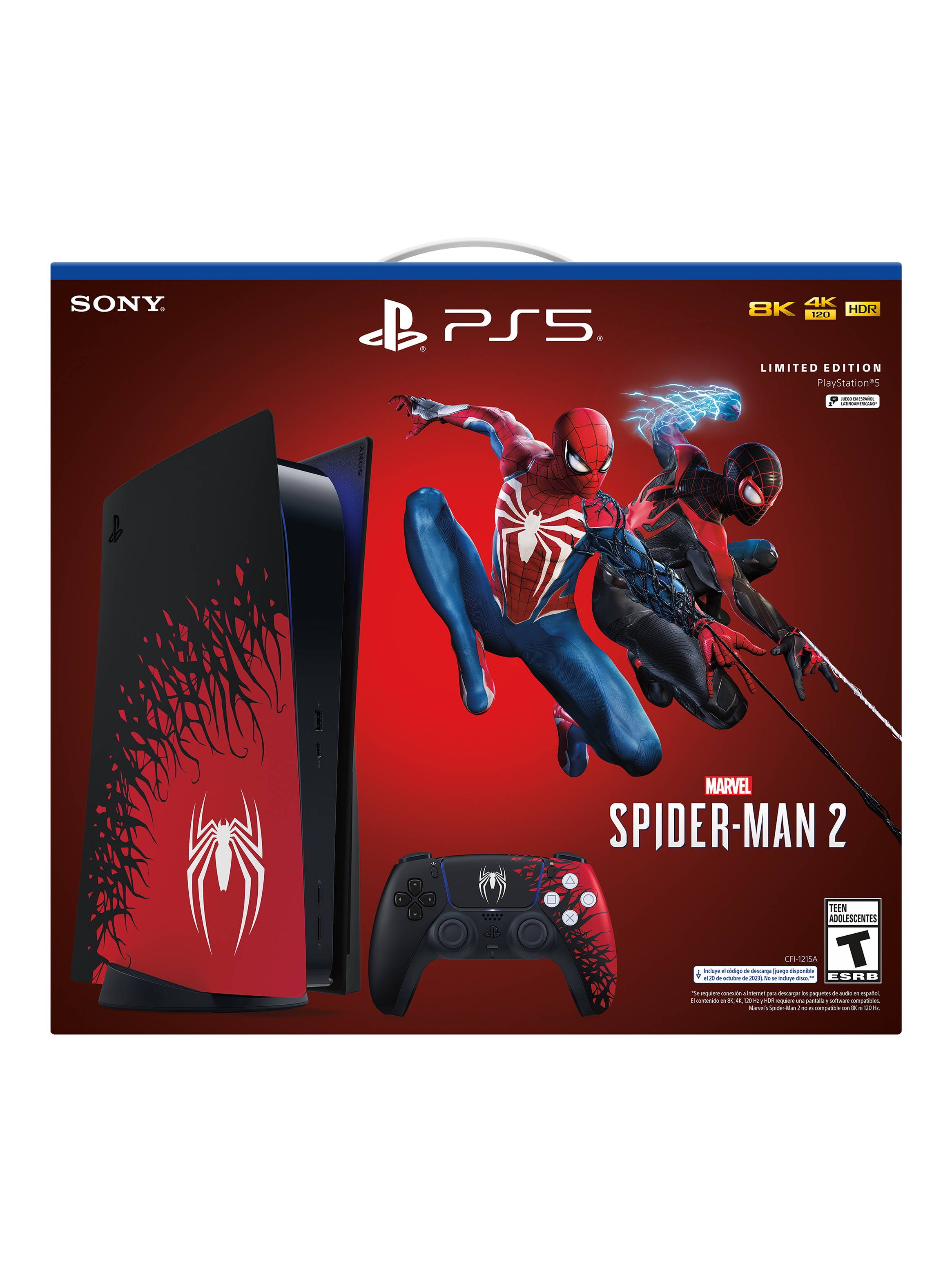 Consola Playstation®5 – Paquete Marvel's Spiderman 2