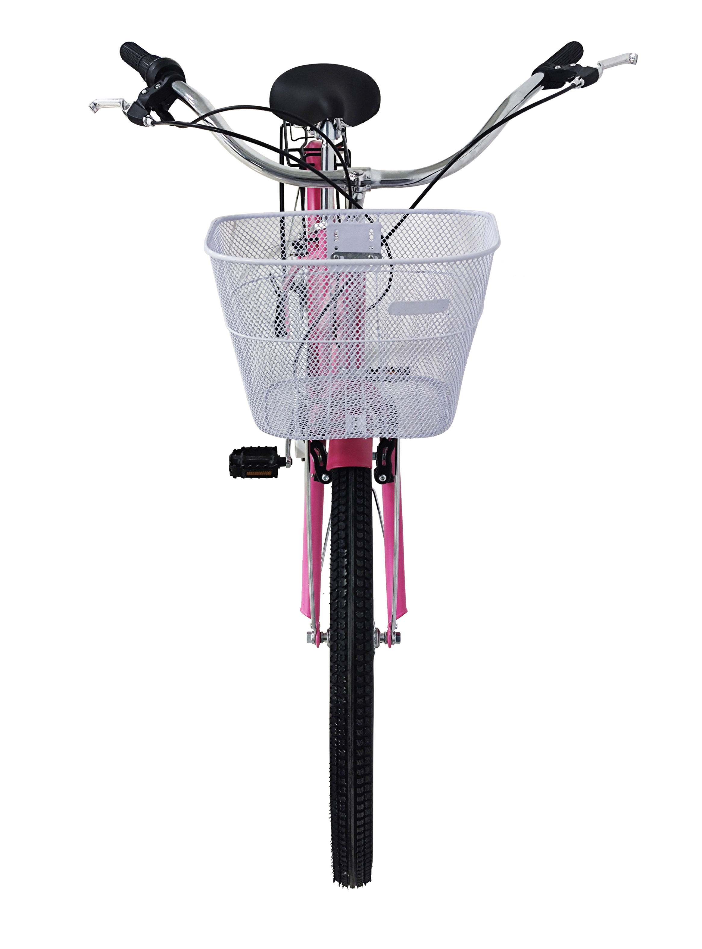 Bicicleta de paseo DHS 26 rosa