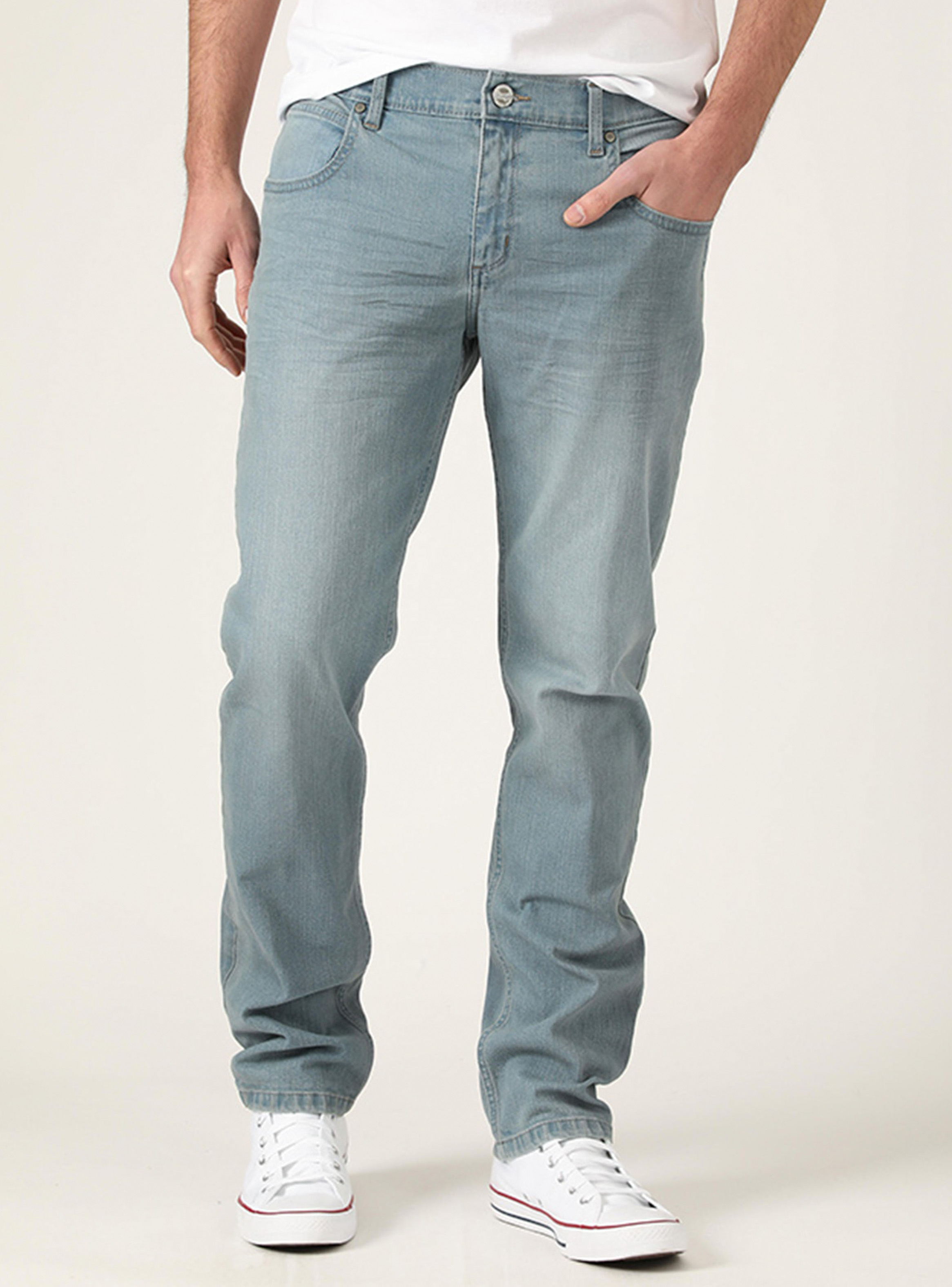 Jeans Wrangler Greensboro Tiro Alto Regular Fit Wrangler
