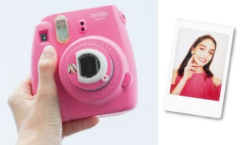 Camara Fujifilm Instax Mini Verde Pastel+Estu Rosado+Peliculax10+Album14F+ Mini Marco