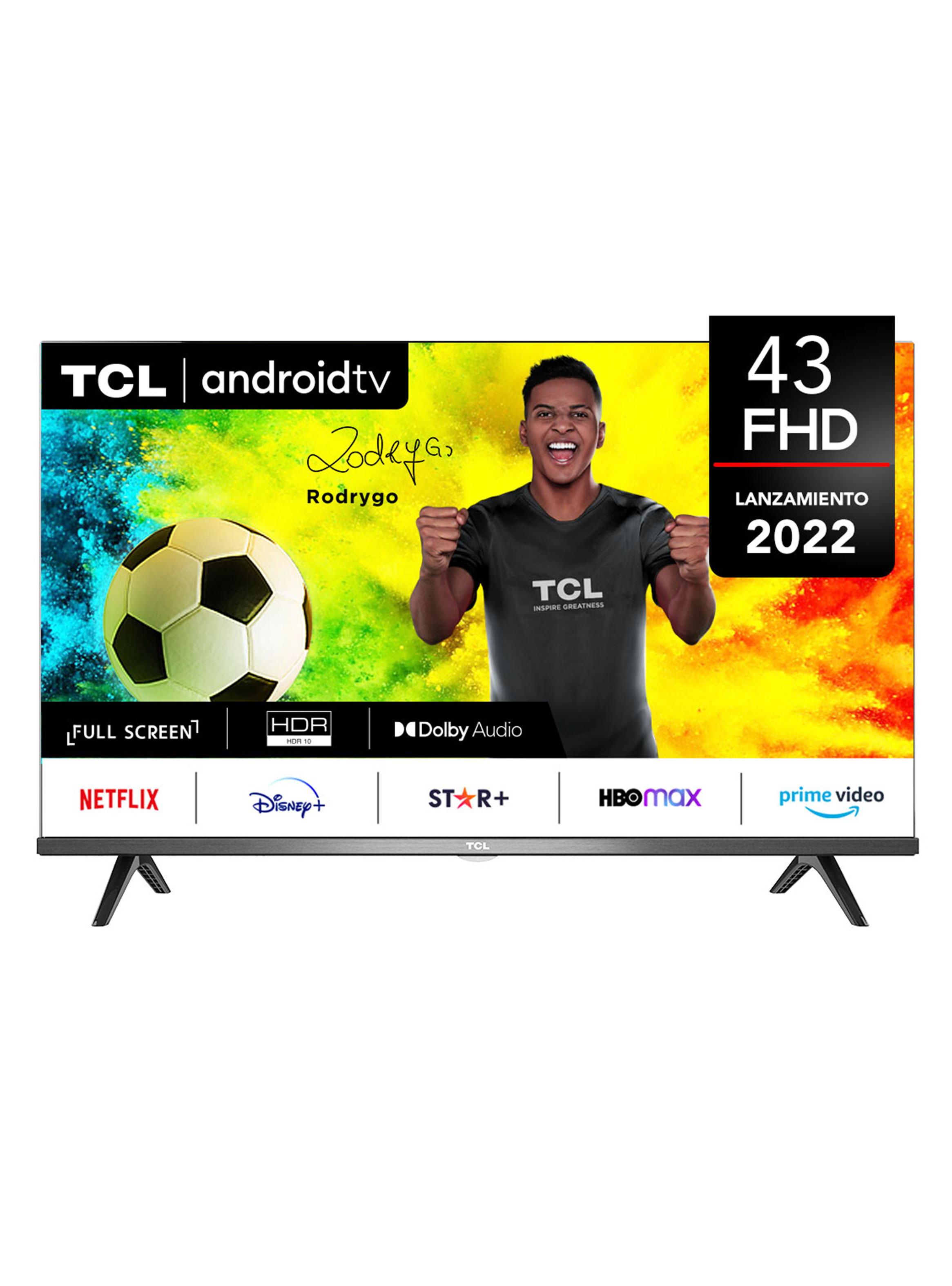 LED Smart TV 43" FHD 43S65A Anroid TV Full Screen