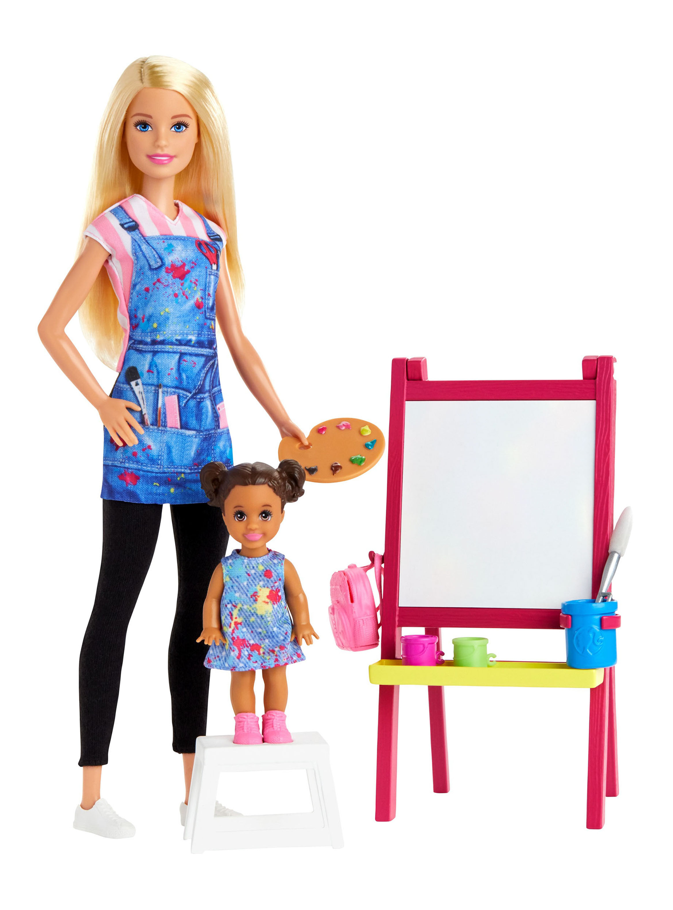 Muñeca Barbie Maestra de Arte con Niña