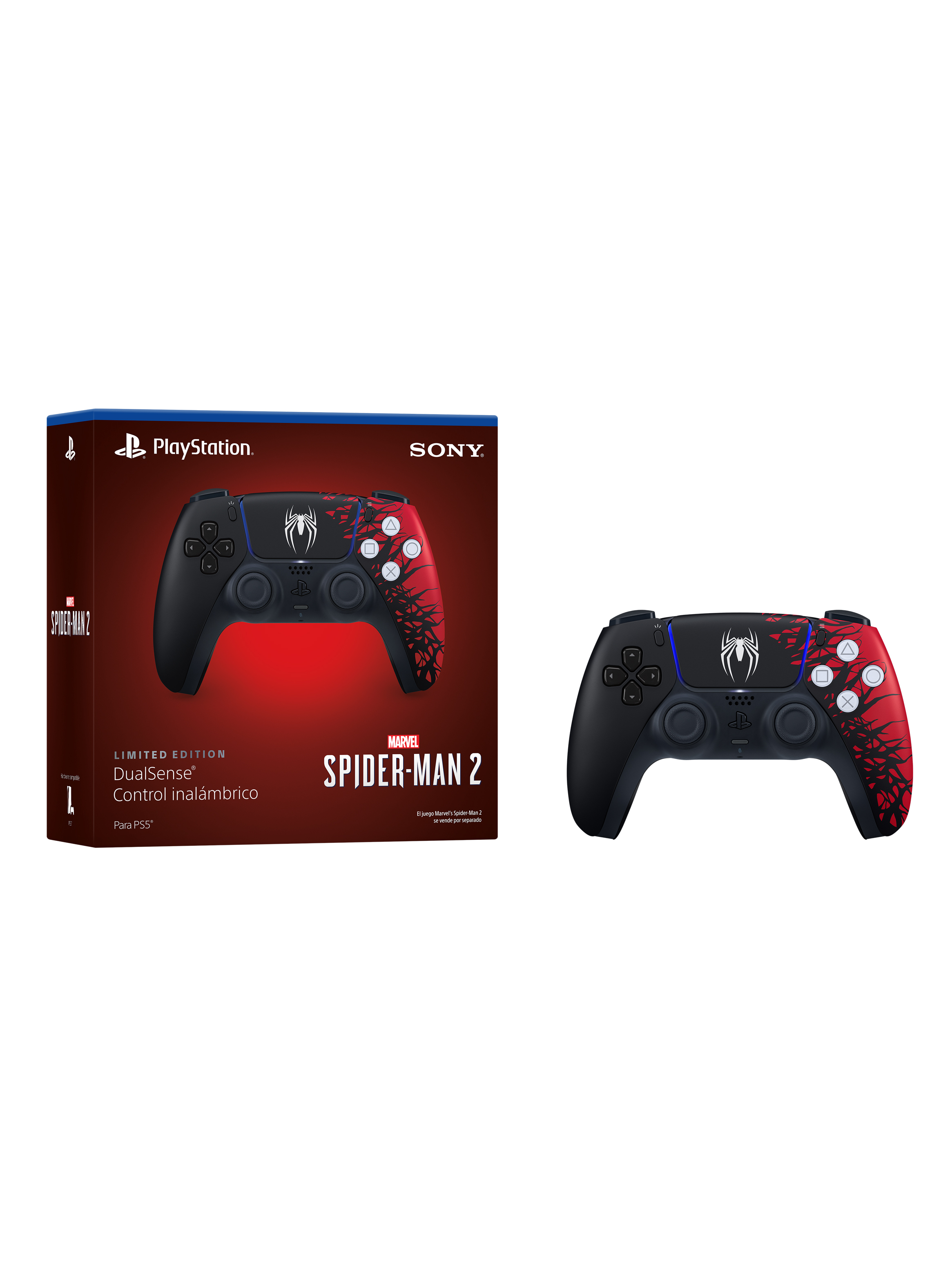 Edición PS5 de Marvel's Spiderman 2 + código de descarga de Marvel's Spider-man  2 - Sony