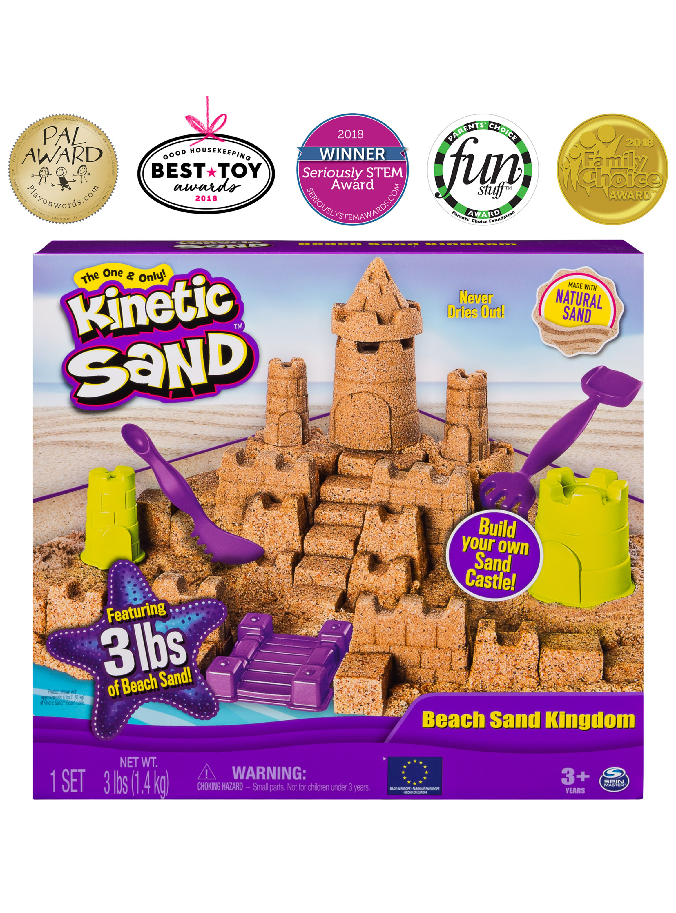 Kinetic Sand Set castillo de arena Caramba