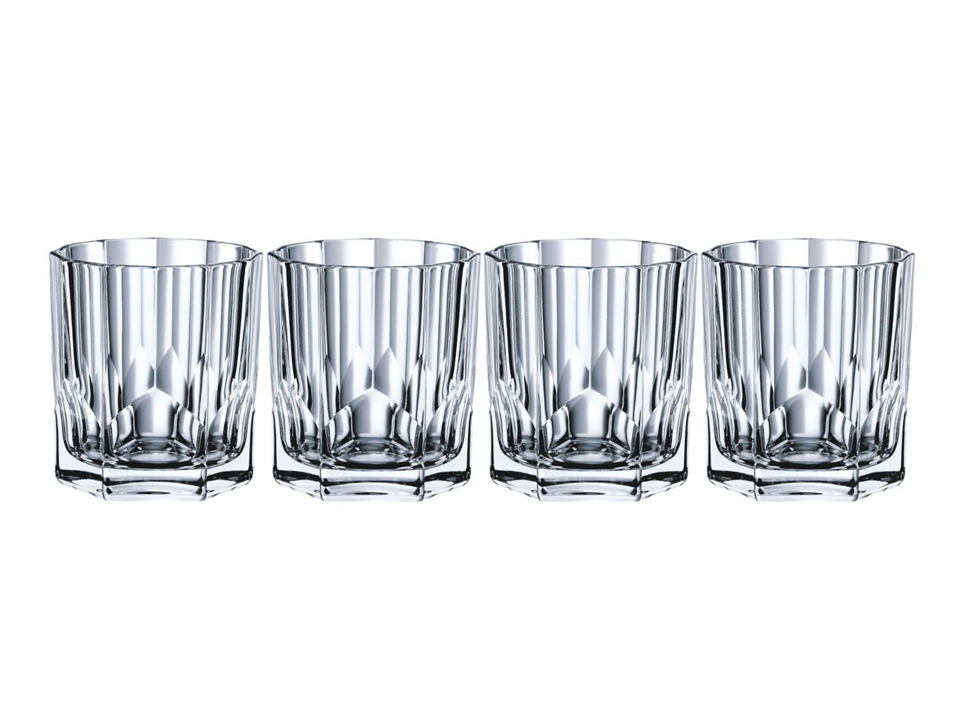 Set 4 Vasos Cristal Whisky Aspen